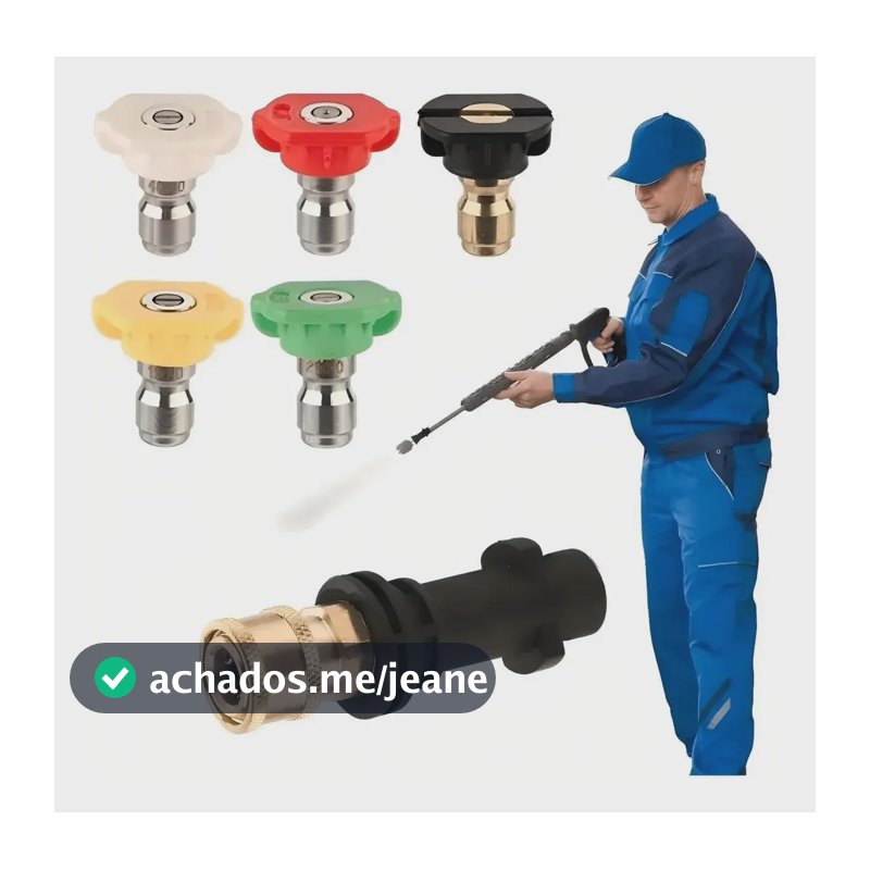 Kit Bicos Adaptador Engate Rápido Lavadora Alta Pressão