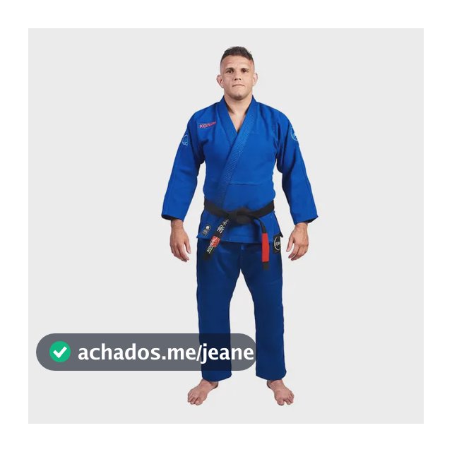 Kimono Jiu Jitsu Koral Flow Azul Masculino