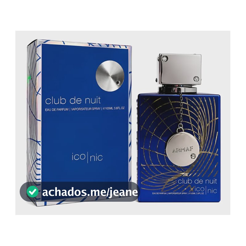 Perfume Club De Nuit Iconic Blue Masculino Edp 105ml