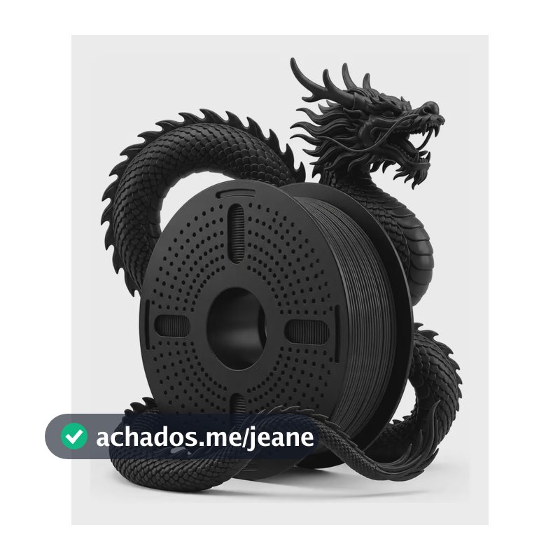 Filamento Impressora 3d Print Pulse Pet G 1.75mm Preto