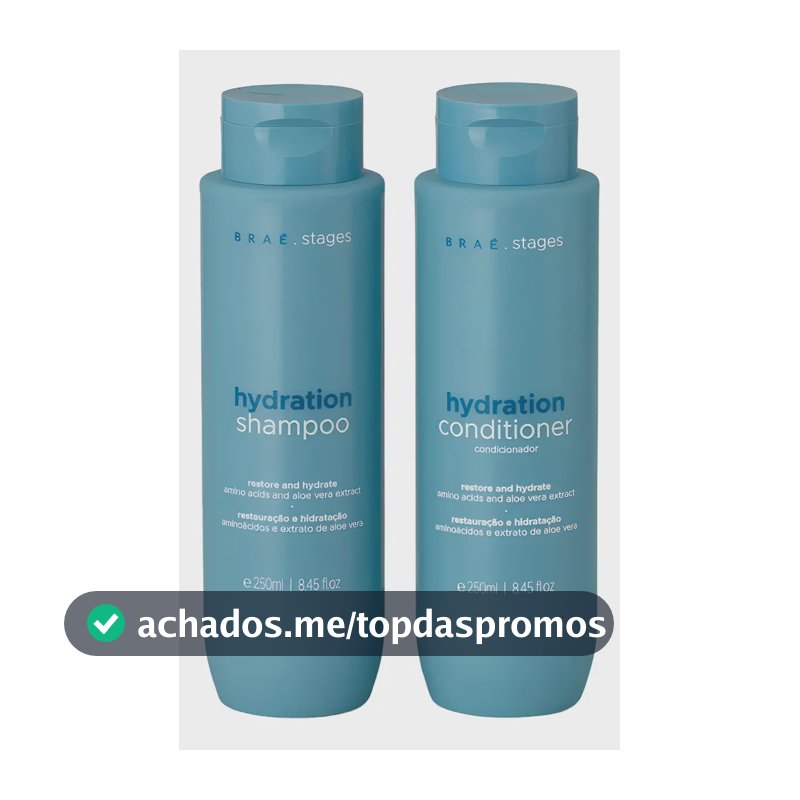 Kit Hidratação Braé Stages Shampoo + Condicionador Hydration