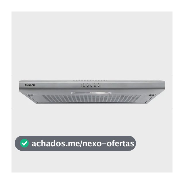 Depurador De Ar Slim 60 Cm C/ Manta Prata Di602Pr Suggar