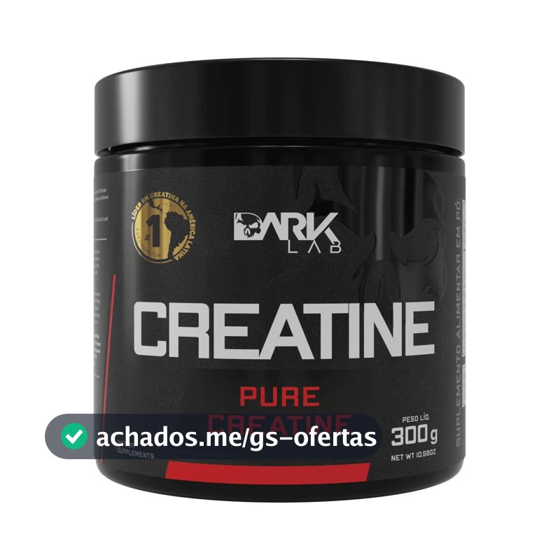 Creatina Dark Lab Premium Pure em pó Sem sabor x 300g