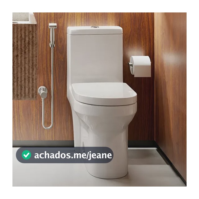 Vaso Sanitário Monobloco Privada Com Caixa Acoplada Pequeno Branco Brilhante