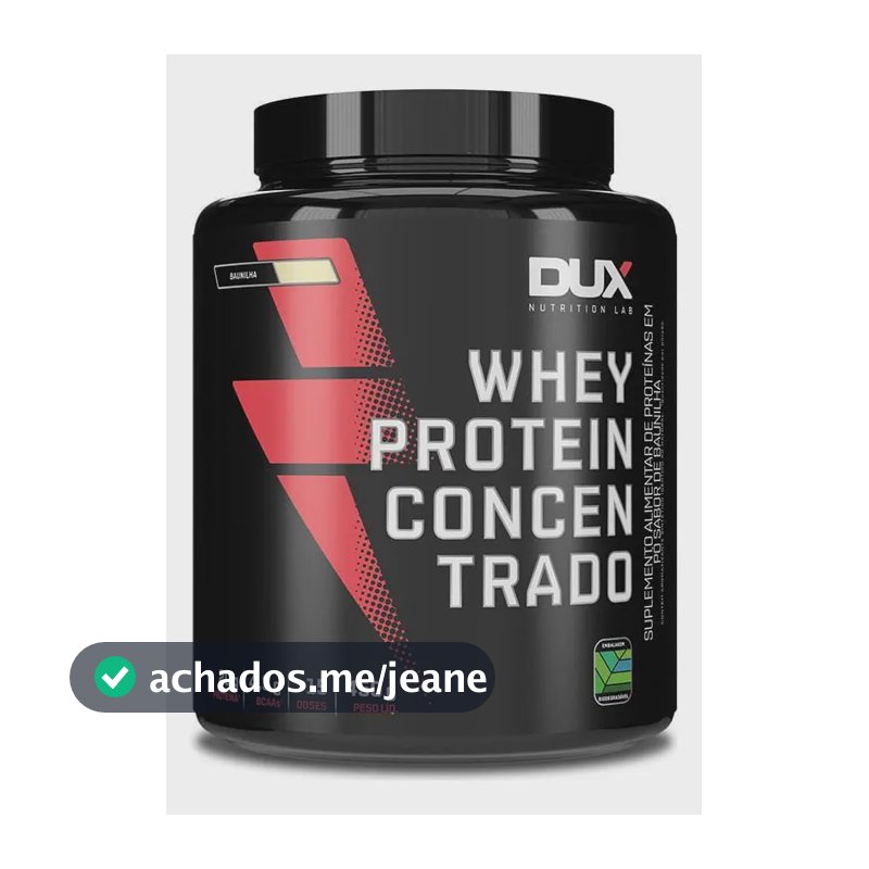 DUX Whey Protein Concentrado 450g PoteCaramelo Salgado