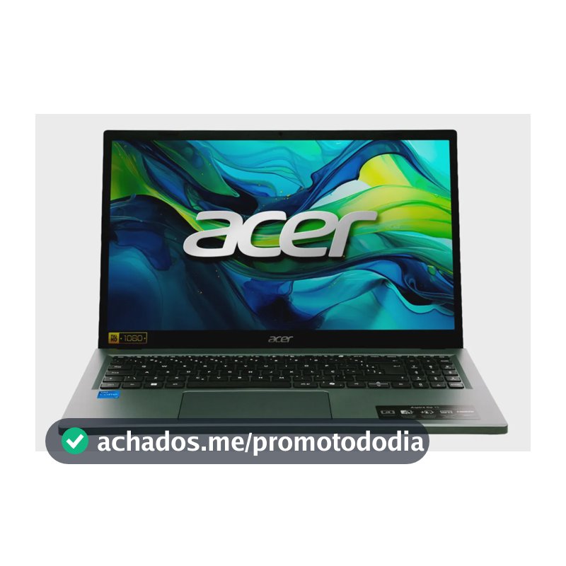 Notebook 15.6" Acer Aspire Go com Tela IPS Full HD Touchscreen Processador Intel Core i7 de 13ª Geração 16GB RAM DDR5 SSD de 512GB Tecla Copilot IA Windows 11