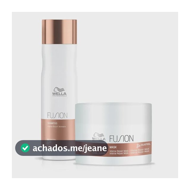 Kit Wella Professionals Fusion Shampoo e Máscara 400 mL