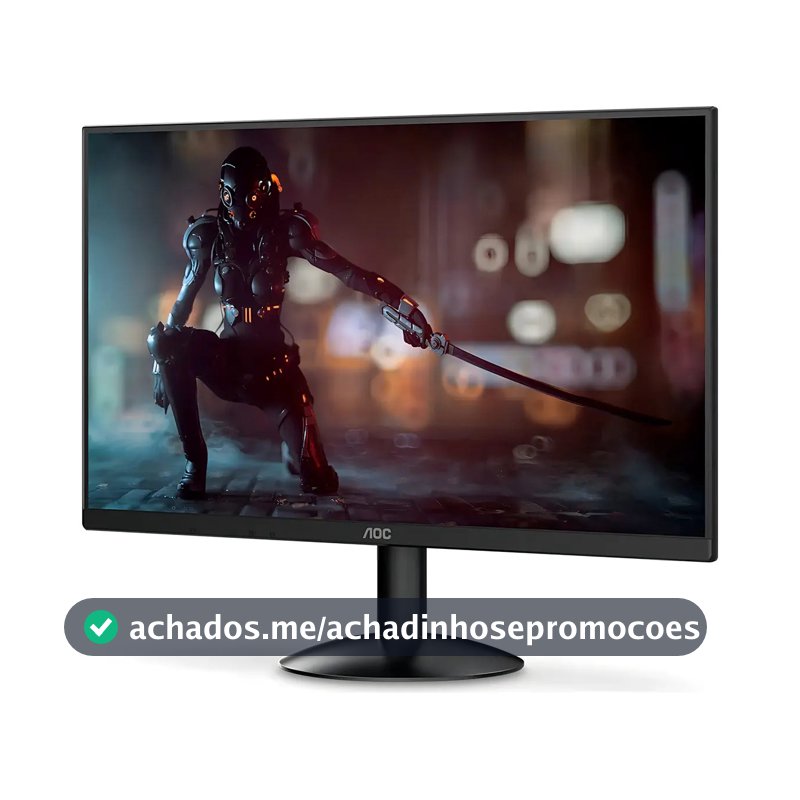 Monitor gamer Aoc Série B30 21.5'' Full Hd Gaming 120hz 1ms 22b30hm23 cor preto