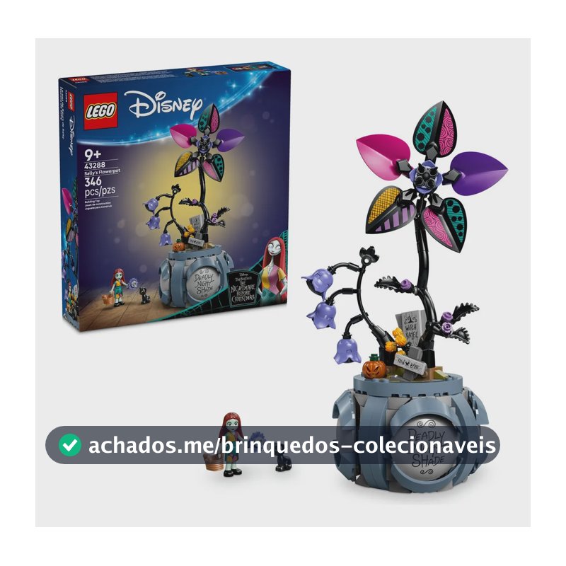 Blocos de Montar O Vaso de Flores da Sally Disney 43288 346 Peças Lego
