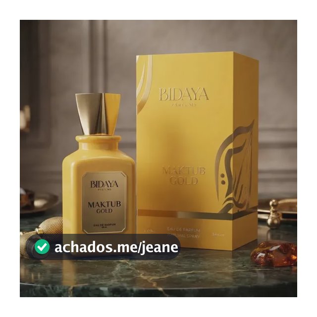 Perfume Bidaya Maktub Gold Eau de Parfum 100ml