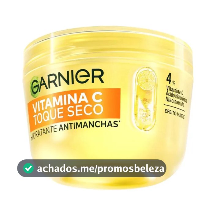 Gel Creme Hidratante Facial Antimanchas Toque Seco com Vitamina C, Controla a Oleosidade e Uniformiza a Pele, Garnier, 85g