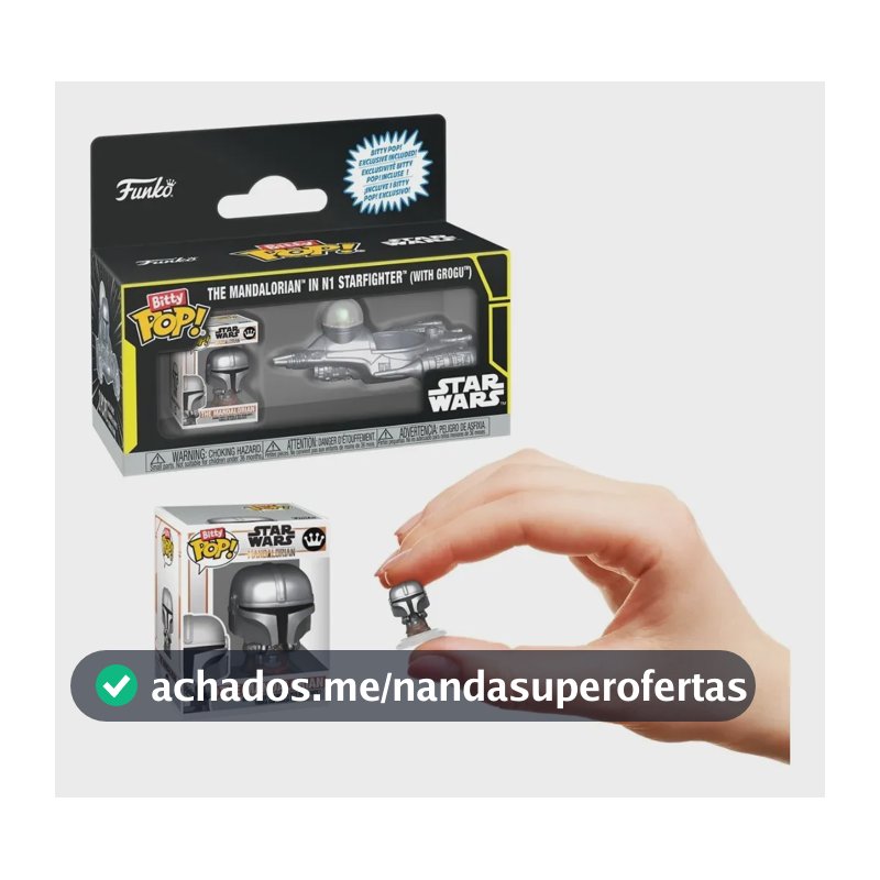 Bitty Pop! Rides Star Wars - Mandaloriano e N1 Starfighter