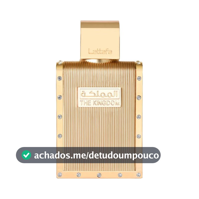Perfume Lattafa Original The Kingdom Tradicional Masculino Eau De Parfum 100 Ml