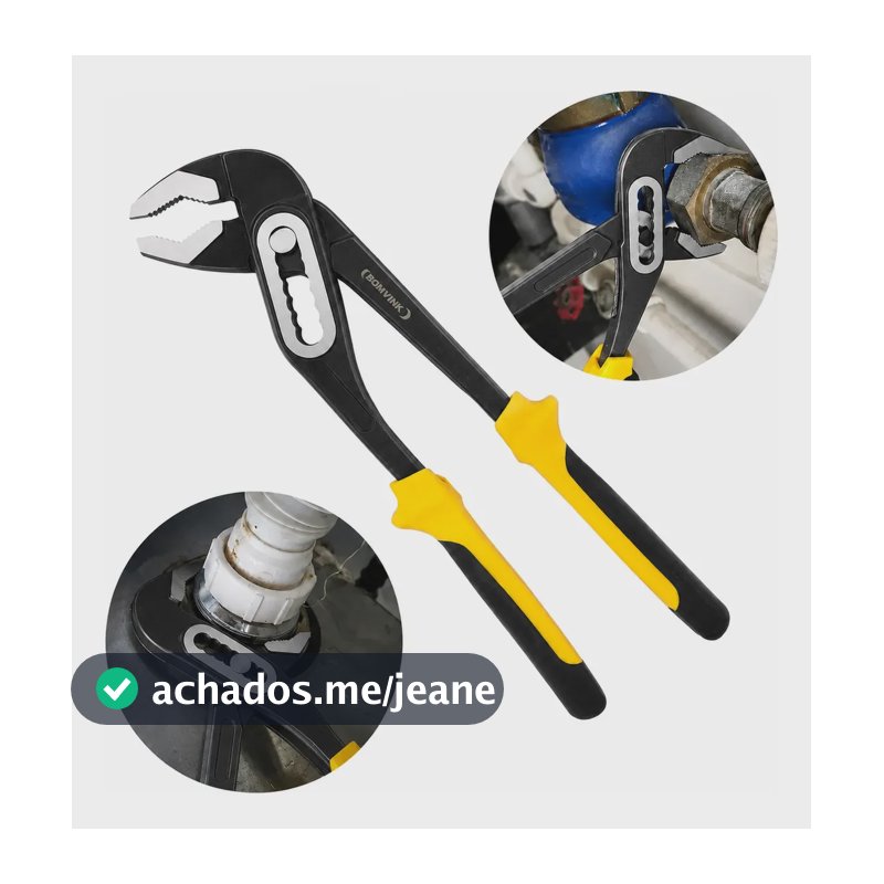 Alicate Bomba Agua 12 Pol 310mm Bico Papagaio Abertura 90mm