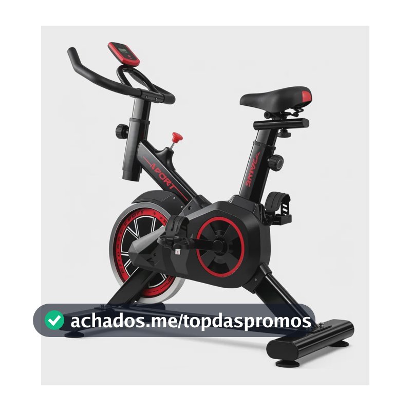 Bicicleta Ergométrica Spinning Bike Ergométrica It's X11 Bicicleta Ergométrica Preto/vermelho