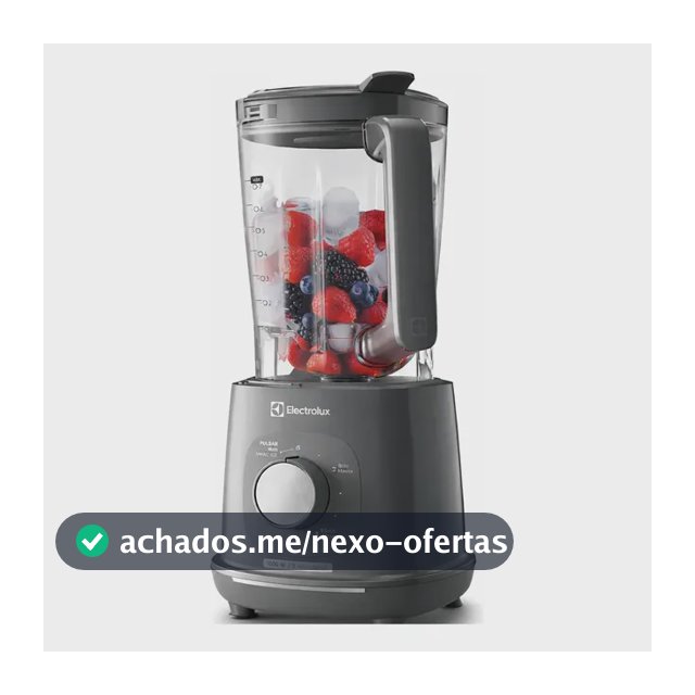 Liquidificador Electrolux Efficient Ebl1000 Triforce 2.7l 5 Velocidades Cinza