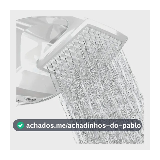 Lorenzetti Futura Ducha de Parede Multitemperaturas Design Moderno Branco 7500W