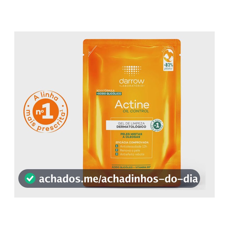 Gel de Limpeza Facial Darrow Actine Oil Control Refil 300g