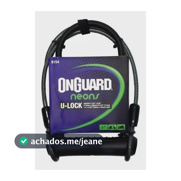 Cadeado Onguard U-lock Neon 8154