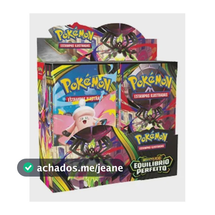 Caixa de Boosters - Box Display Pokémon ME03 Equilíbrio Perfeito - COPAG PT BR