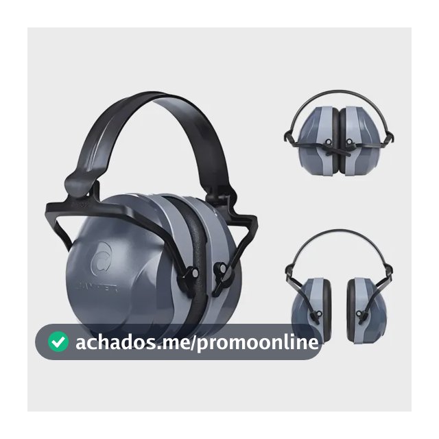 Abafador Ruido Ouvido Protetor Auricular 26 Db Tipo Concha