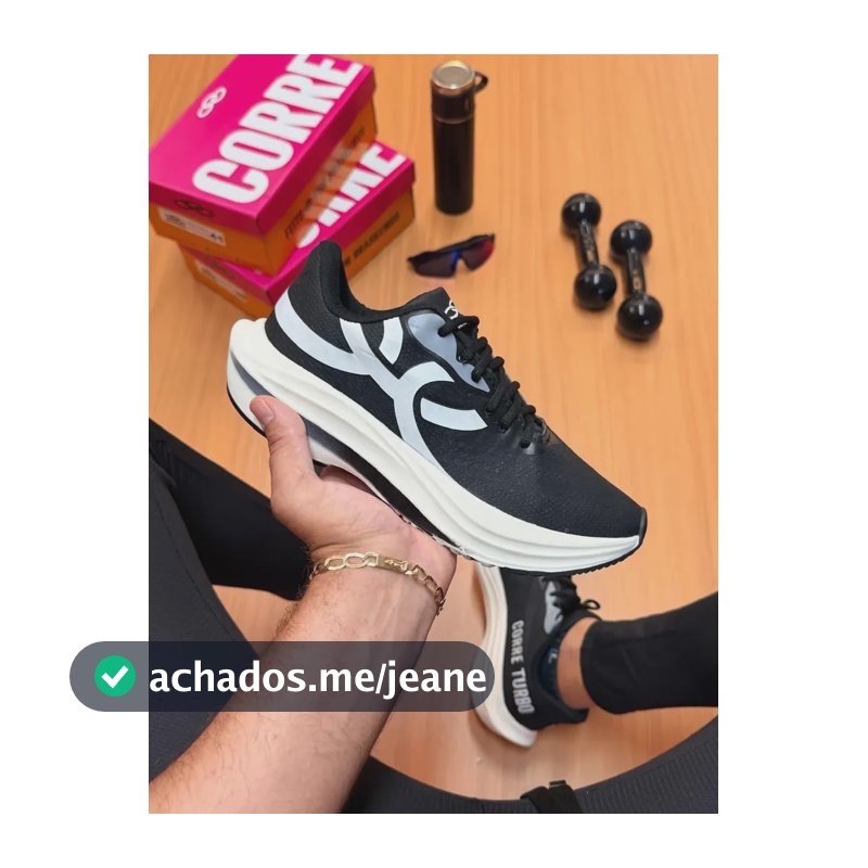 Tenis Olympikus Corre Masculino Feminino 34 Ao 43 Envio 24h Preto/branco Corre 39 Br