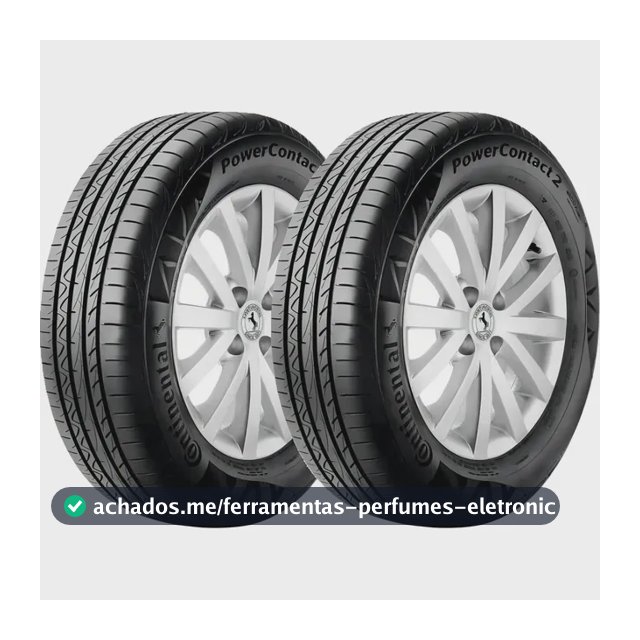 Kit 2 Pneus 205/55R16 Continental PowerContact 2 91V Aro 16