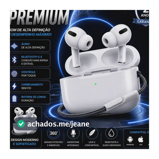 Fone de Ouvido TWS B Basto Fone-TWS Bluetooth Sem Fio Com Cancelamento de Ruído e Microfone