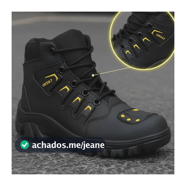 Bota Motoqueiro Casual Unissex Original Corturno Blaqueado