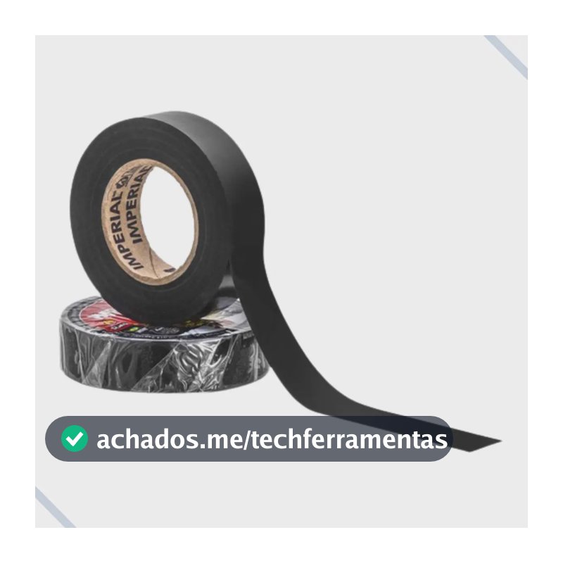 Kit 10 Fita Isolante 3M Imperial Slim 18mm x 20m