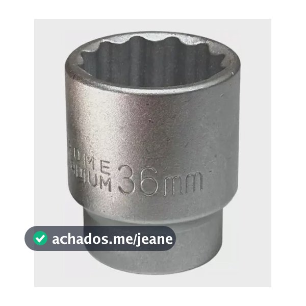 Chave Soquete Pitu Estriado 3/4 X 36mm Corneta