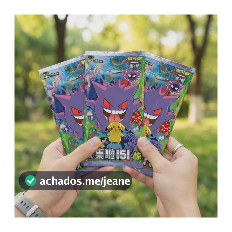 Pokémon Tcg: Kit 3 Boosters De 151 Surprise - Chinês Originl Chinês