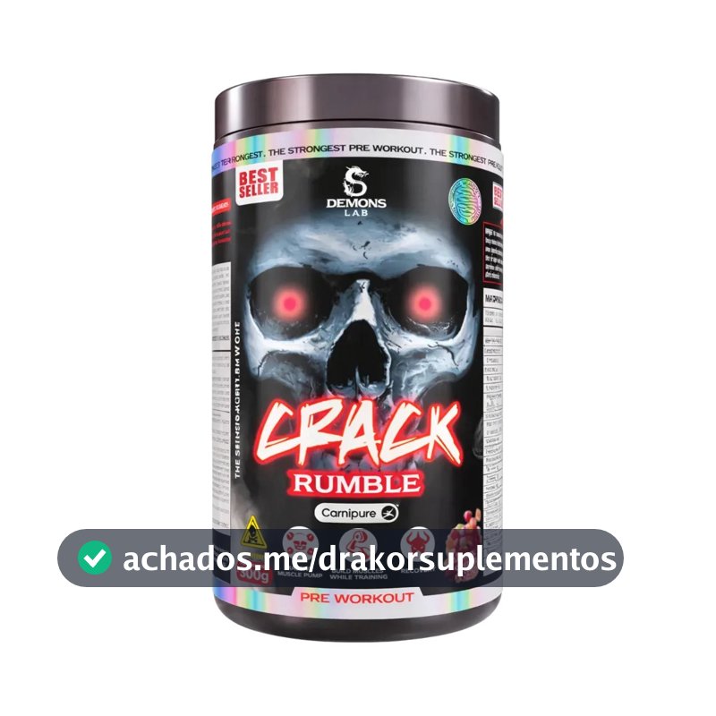 Suplemento em pó Demons Lab Psychotic Pré Treino Crack Popping Candy 300g x 300g