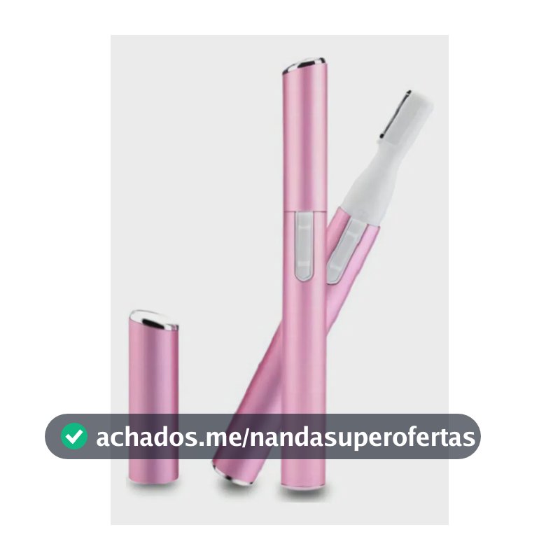 Depilador Elétrico Skysuper Groomer Buço Sobrancelha Rosa NS-668