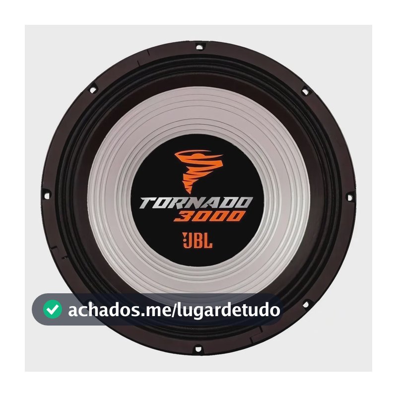 Subwoofer Tornado 3000 15 Polegadas 1500w Rms 15swt3000 4ohm Cor Prateado