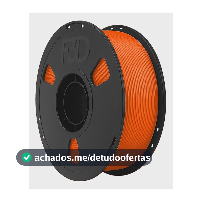Filamento Pla Premium 1kg Laranja High Speed Impressora 3d