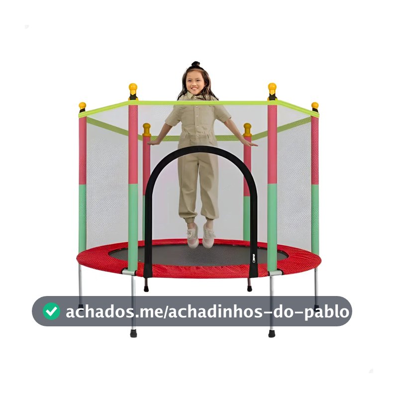 Cama Elástica Pula Pula Infantil Trampolim 1,4 Metros Atentu