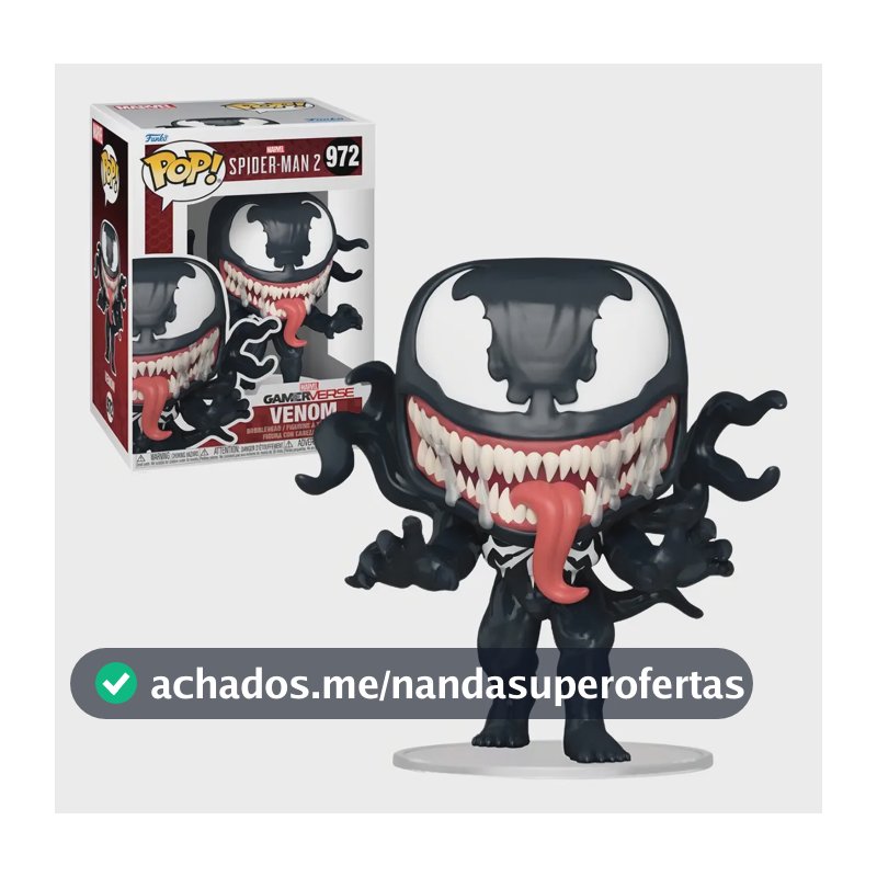Pop! Funko Venom #972 | Marvel | Spider Man | Homem Aranha 2