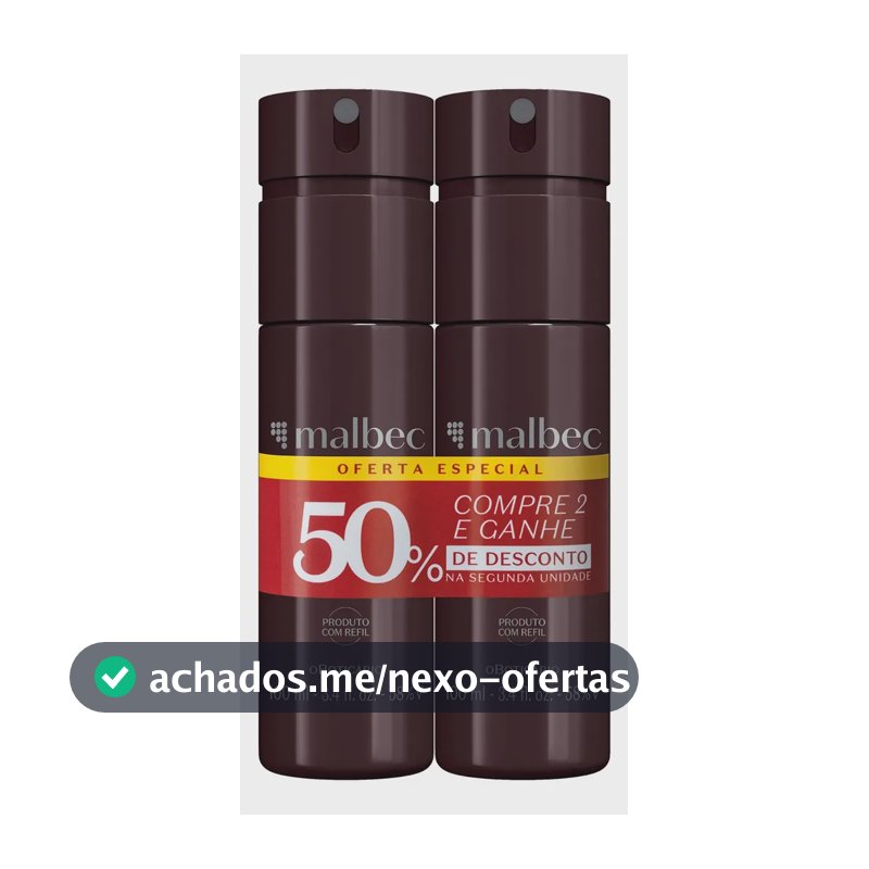 O Boticário Malbec Kit Body Spray 2x100ml