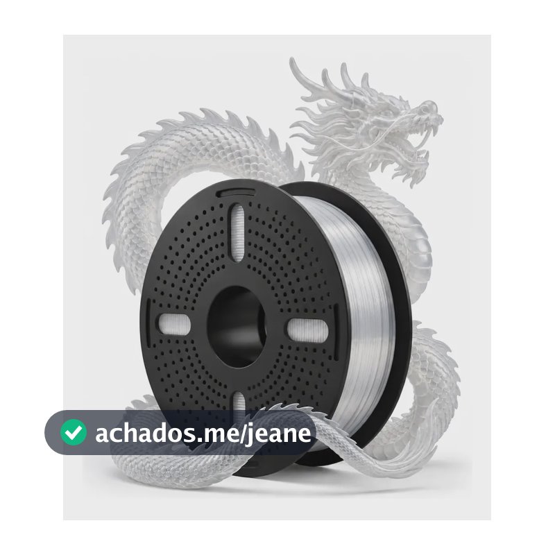 Filamento Impressora 3d Print Pulse Pet G 1.75mm Trasparente