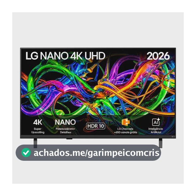 Smart Tv LG 43'' 4k Ultra Hd Nano Ai Webos 26 43un85