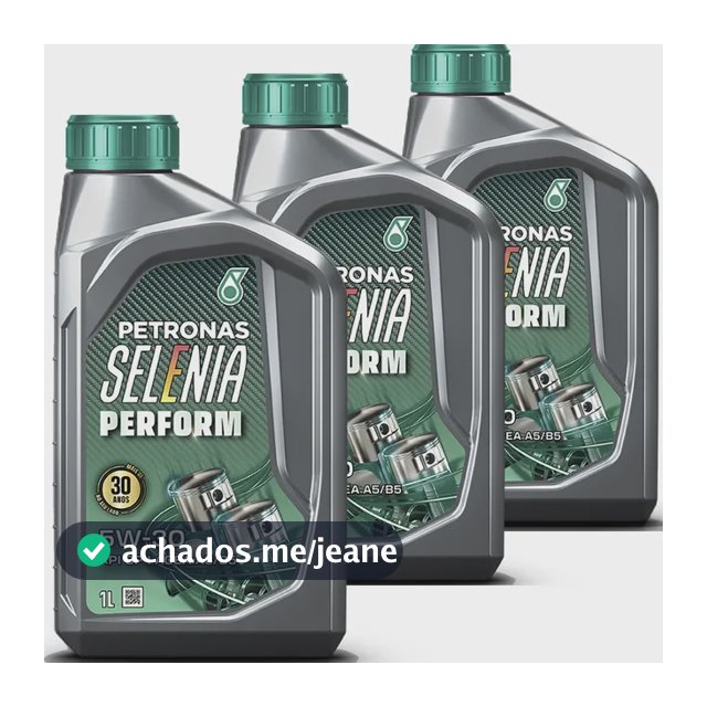 Kit 3 Litros De Oleo Petronas Selenia Perform 5w30 Sintetico