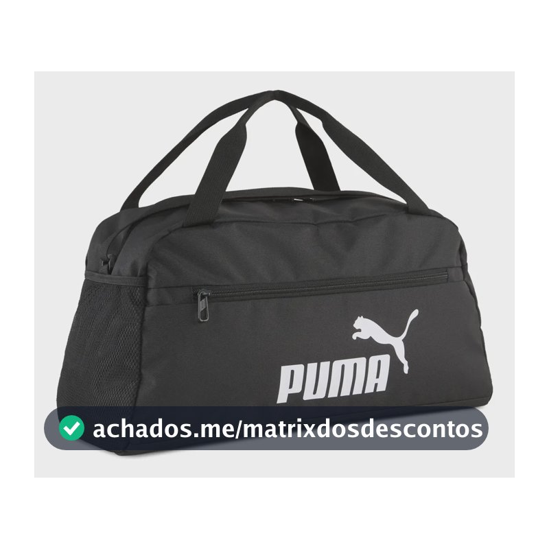 Bolsa Puma Phase Small Sports Puma Preto Liso