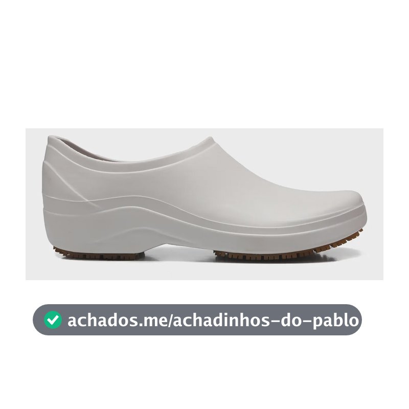 Sapato Calçado Segurança Steelflex Grip Impermeável Branco