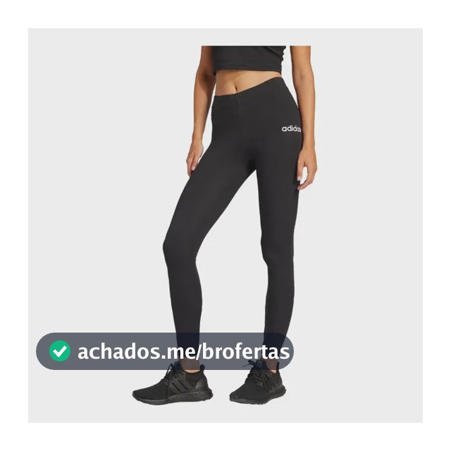 Legging Algodão Essentials Linear adidas