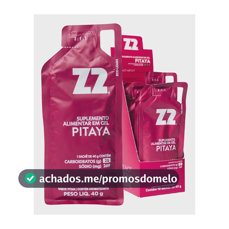 Suplemento Em Gel Z2 Performance Energy Carboidratos Sabor Pitaya X 40g 10 Un