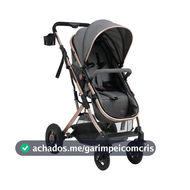 Carrinho Passeio Bebê Moisés Reversível Elysian Cz Maxi Baby