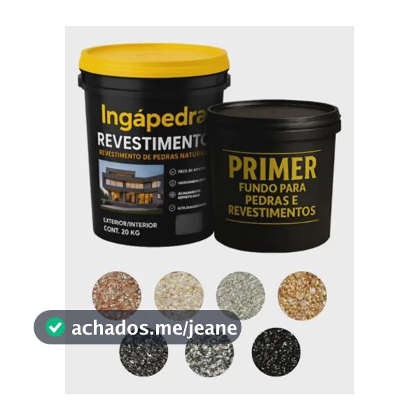 Pedra Texturizada Para Parede + Primer Incluso No Kit