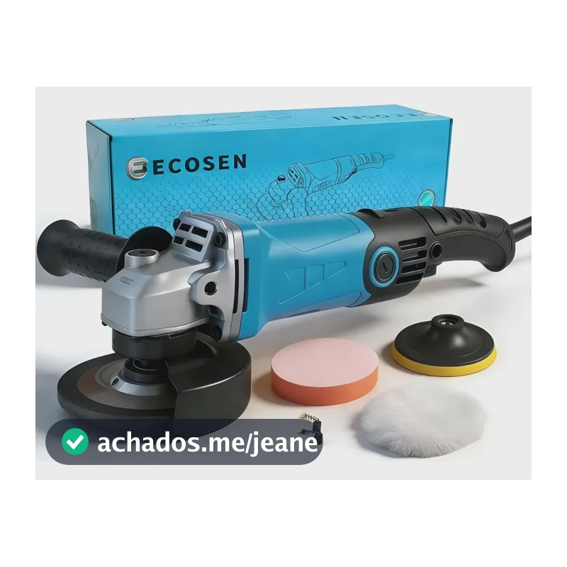 Politriz Lixadeira Esmerilhadeira 6 Velocidades 1150w Azul-aço 110v