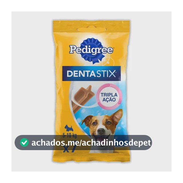 Petisco Pedigree Dentastix Cuidado Oral Para Cães Adultos Raças Pequenas 7 Unidades